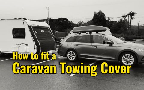 How to fit a caravan towing cover